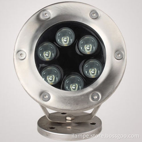 Top Grade RGB LED Underwater Light, 5-6W, used in hotel and airports